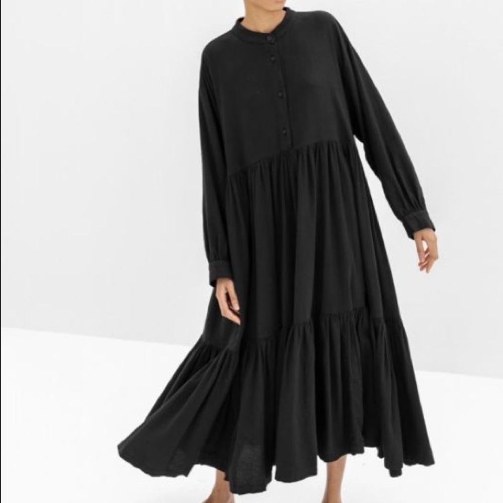 Black Crane Tent Dress